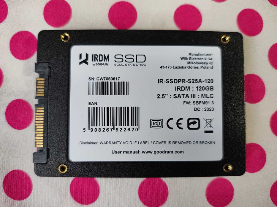 SSD GoodRam IRDM 120GB SATA-III 2.5 inch.