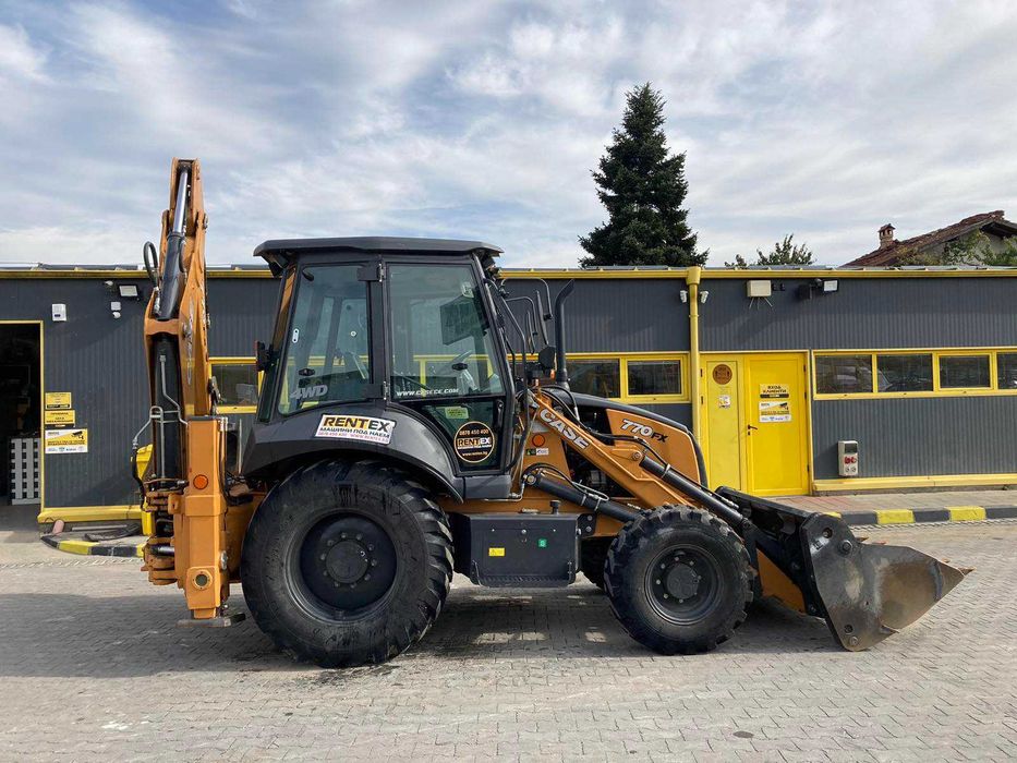 Комбиниран багер 7600 кг Case ПОД НАЕМ от Рентекс