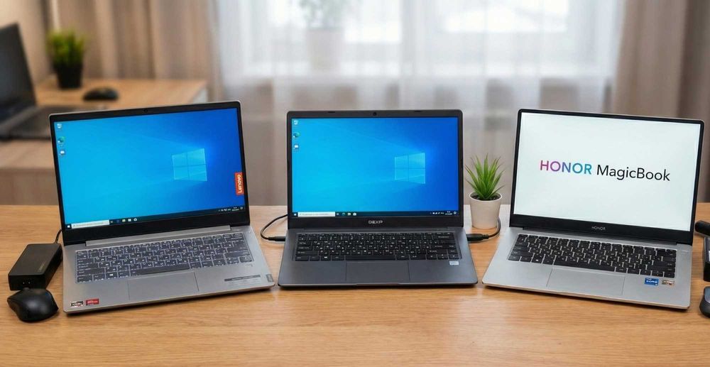 Новые ноутбуки: LENOVO, HONOR, DEXP — для любых задач!