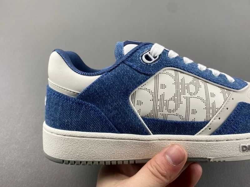 Dior B27 Low White Blue Denim