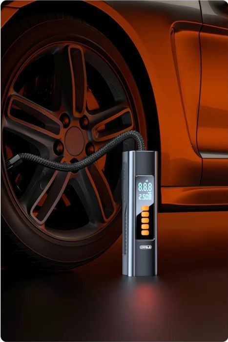 Компрессор автомобильный, беспроводной, насос воздушный