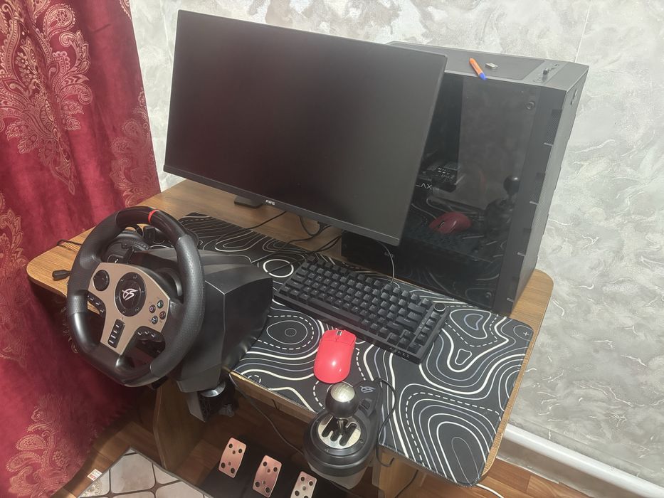 Продам игровой пк с рулём