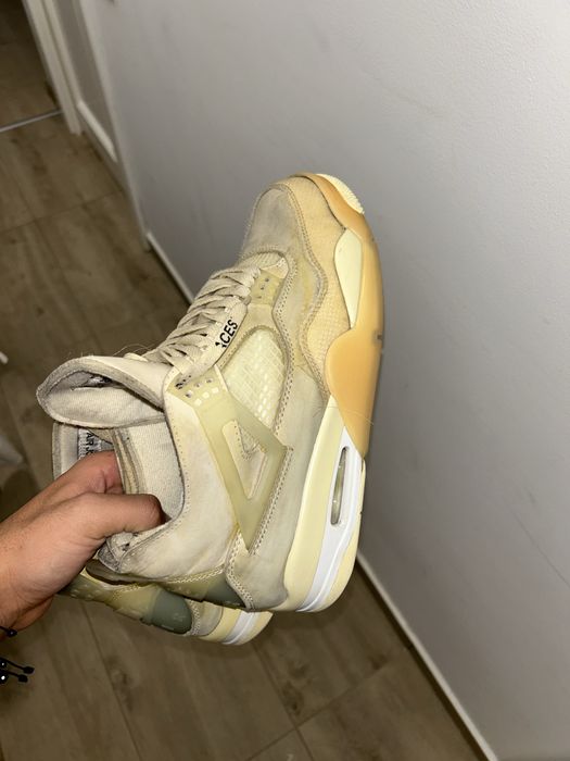 Jordan 4 Retro Off-White Sail