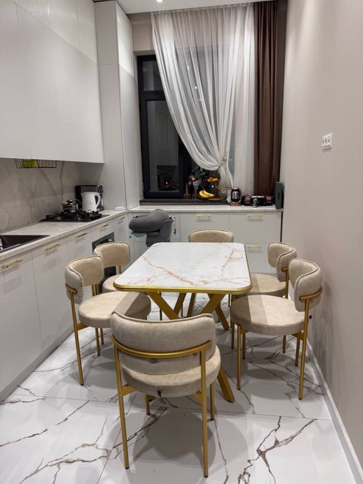 Кухонный стол ва стуллар Ошхонага стол стул  Стол ва стуллар Цех