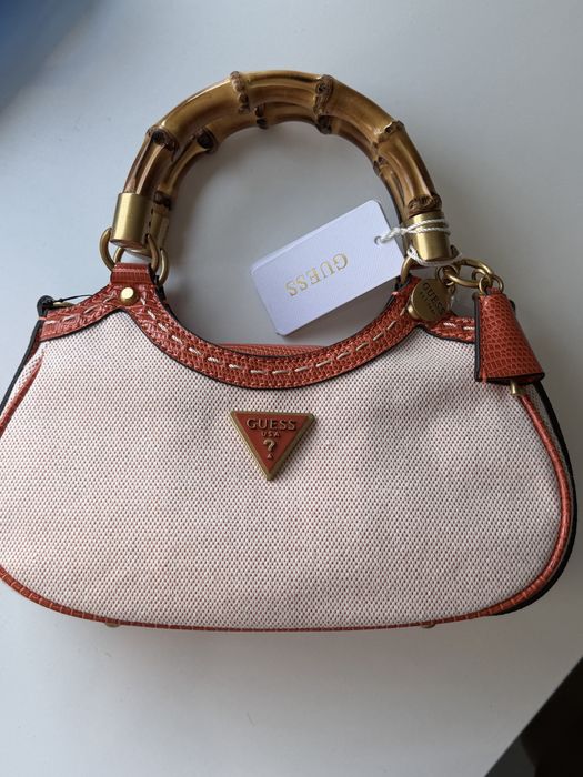 GUESS Zabry Mini Satchel – оригинална дамска чанта, НОВА