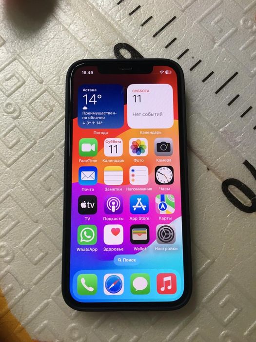 Айфон 12 128 Гб темно синий