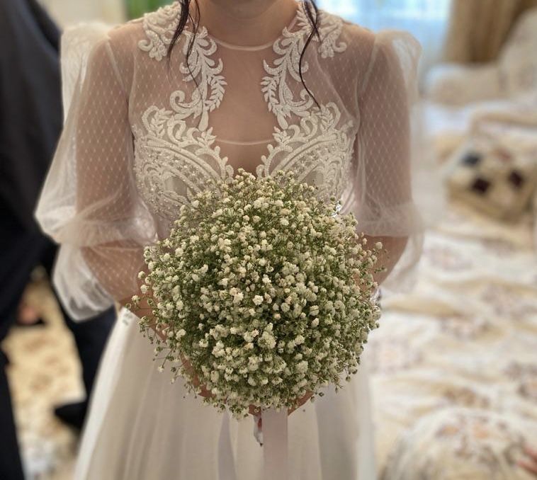 Шикарное свадебное платье