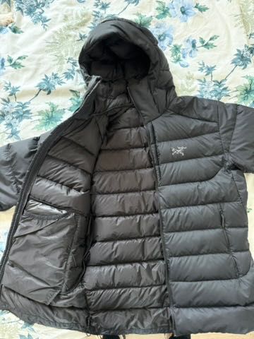 Пухено яке Arcteryx Thorium Hoody - black