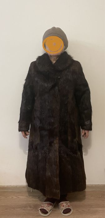 Шуба нутрия, натуральная