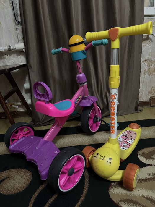 Детский велик и самакат