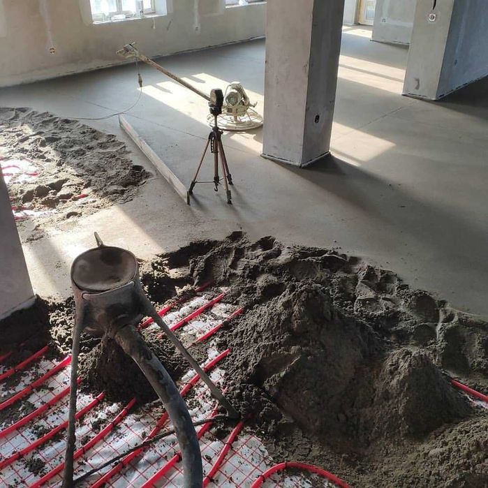 Делаем полу сухую стяжку в Ташкенте