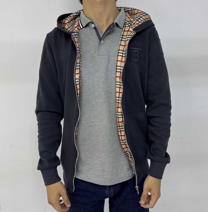 Burberry zip hoodie
