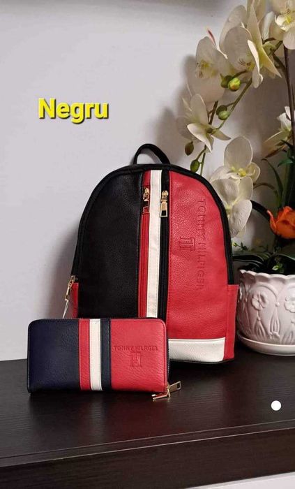 Set ghiozdan si portofel dama