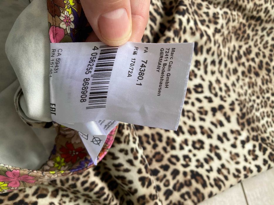 Marc Cain Animal Print leopard pants женски панталон панталони N4