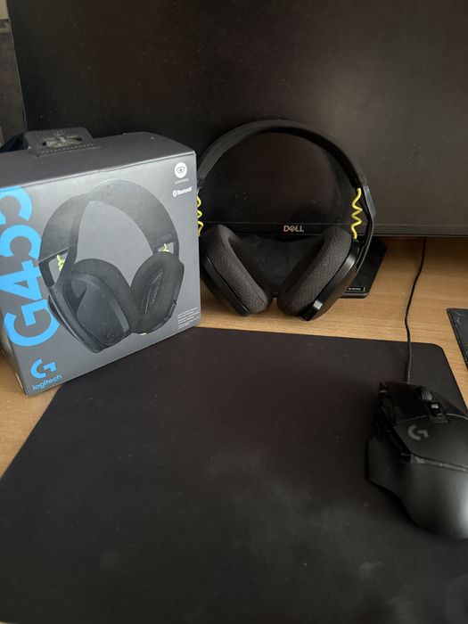 Casti gaming wireless Logitech G435 Lightspeed, Negru