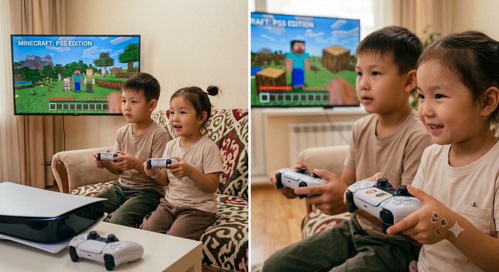 PlayStation 5 Дисковая + 2 джойстика + Топ Игры (FIFA, UFC, GTA, MK)