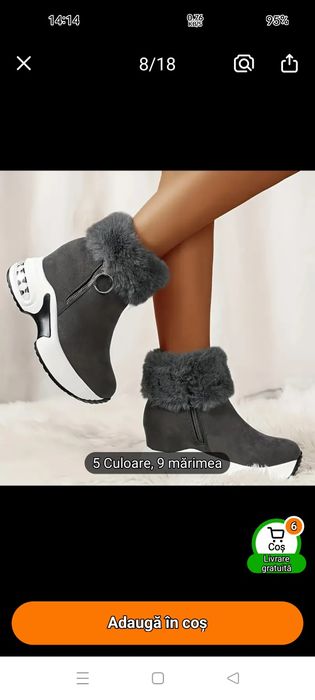 Vând botine noi Nr 37.