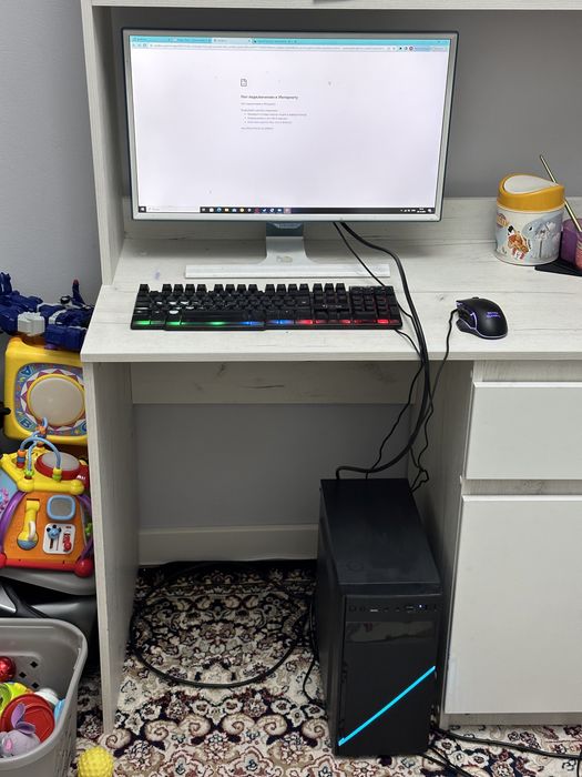 Игровой компьютер Intel Core i5-9400F + мониторы Samsung