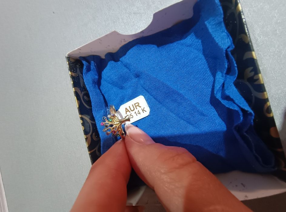 Inel Aur de 14 k! pomul vieții