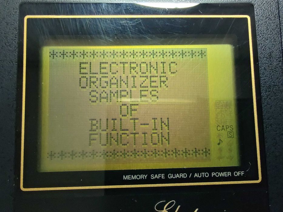 Agenda electronica Organizator electronic Sharp IQ-7300M 64KB