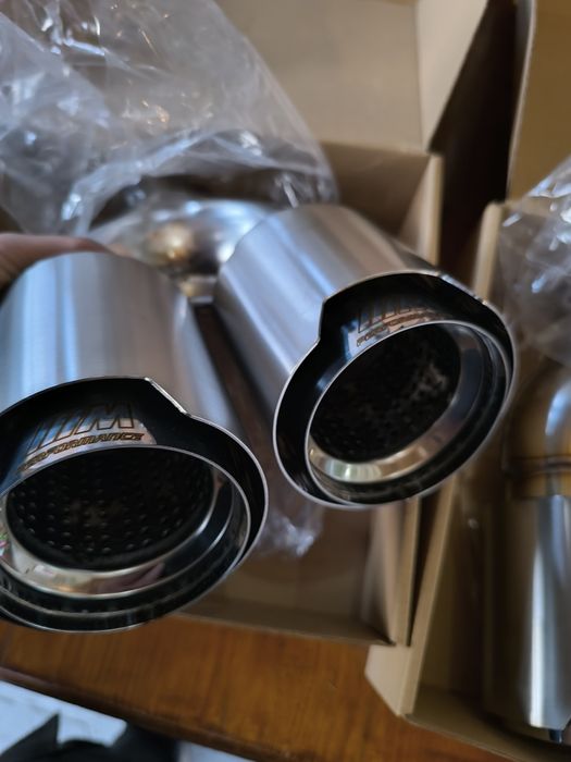 M Perfomance накрайници ауспух / M Хром E60 F10 E39 E46 E90 F32 F06