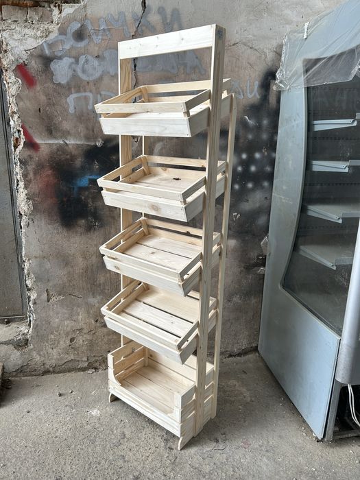 Дървен стелаж за хляб/плод и зеленчук и други стоки