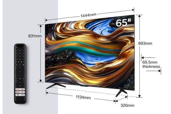 Телевизор TCL 65P7L 120HZ Smart 4k Google Tv От официального дилера