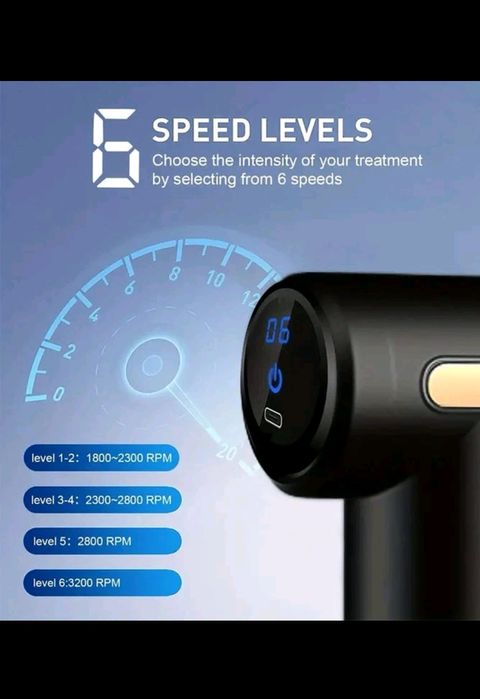 Aparat de masaj tip pistol