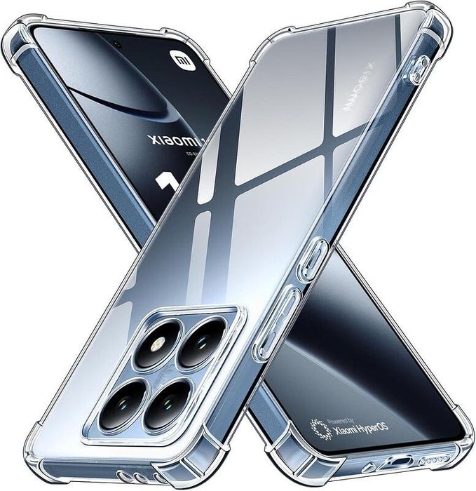 Прозрачен Силиконов Удароустойчив Кейс за Xiaomi 14T /14T Pro / 13T