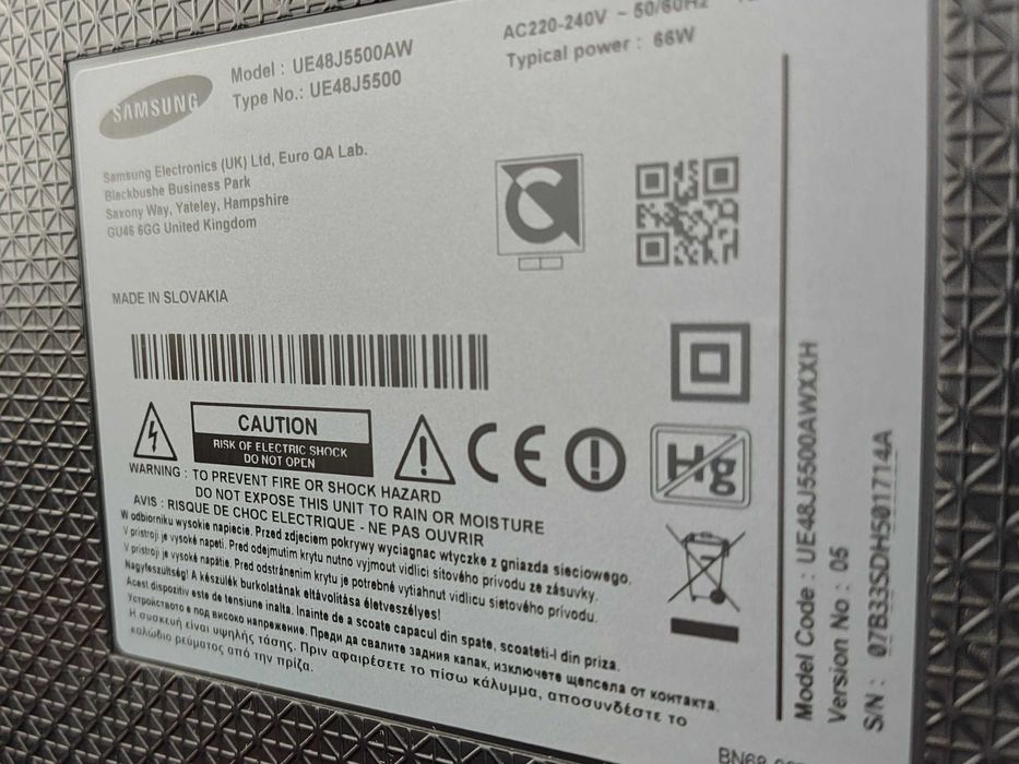 Samsung Smart TV 121 cm gri