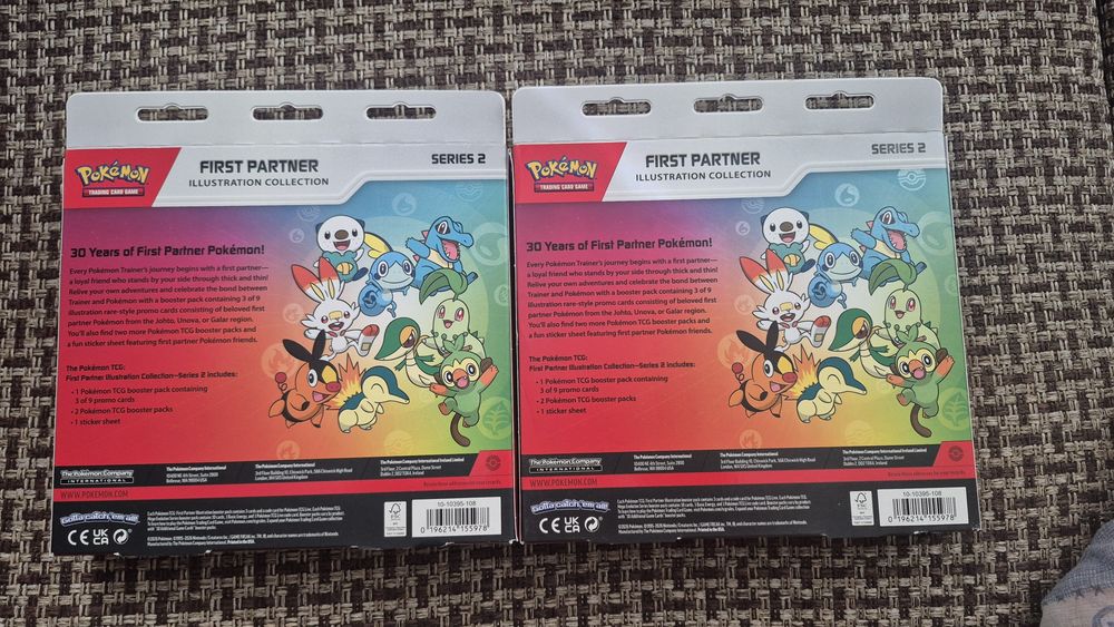 Pokemon tcg First Partner series 2 (2 набора)