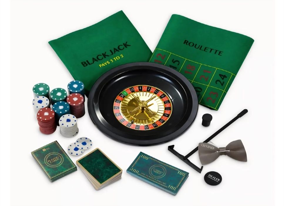Joc 2 în 1 Ruleta + Blakjack, poker, căsino,