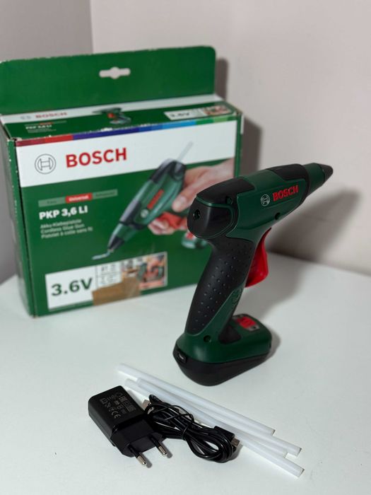 Pistol de lipit cu plastic BOSCH PKP 3.6 LI, 1.5Ah