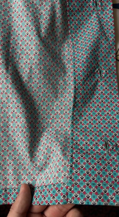 KENZO Tiger Four Square Print рубашка с коротким рукавом размер М