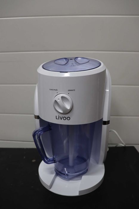 LIVOO 2 в 1 машина за натрошен лед, 1,1 литра, бяла