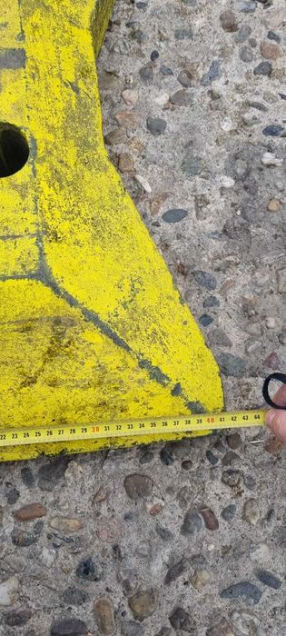 Baza din plastic pentru gard/parapet