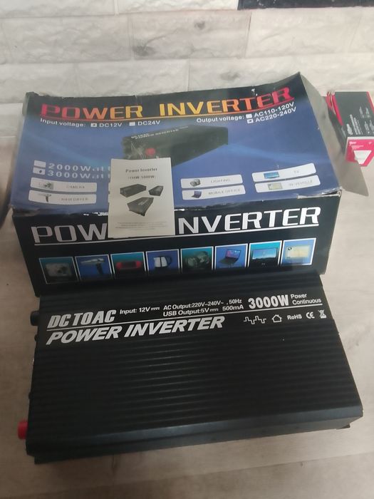 Продам автомобильный преобразователь напряжения (инвертор) мощностью 3