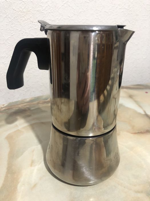 Гейзерная титановая кофеварка