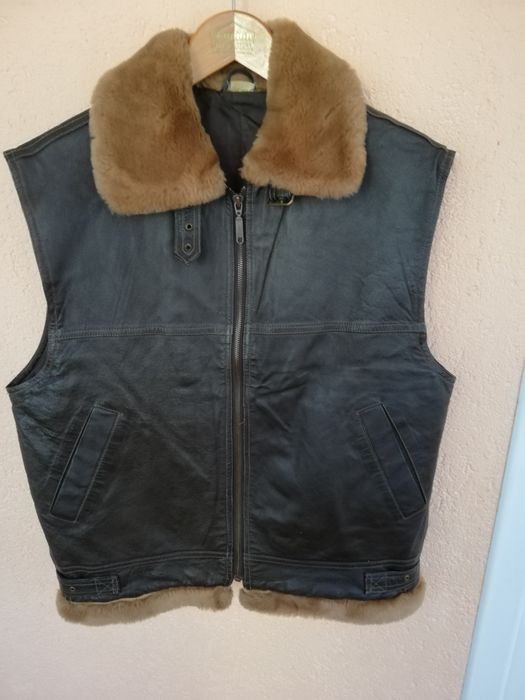 Vestă bărbati din piele Davo M