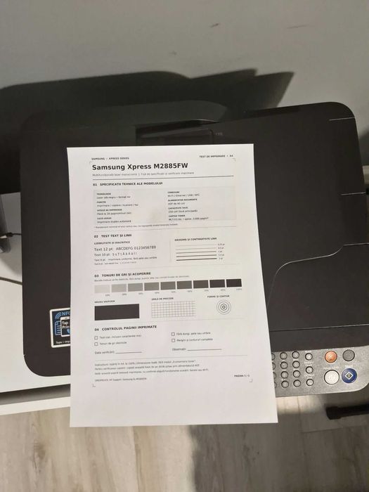 Samsung Xpress M2885FW – Laser, WiFi, Duplex, Scaner, Fax, ADF