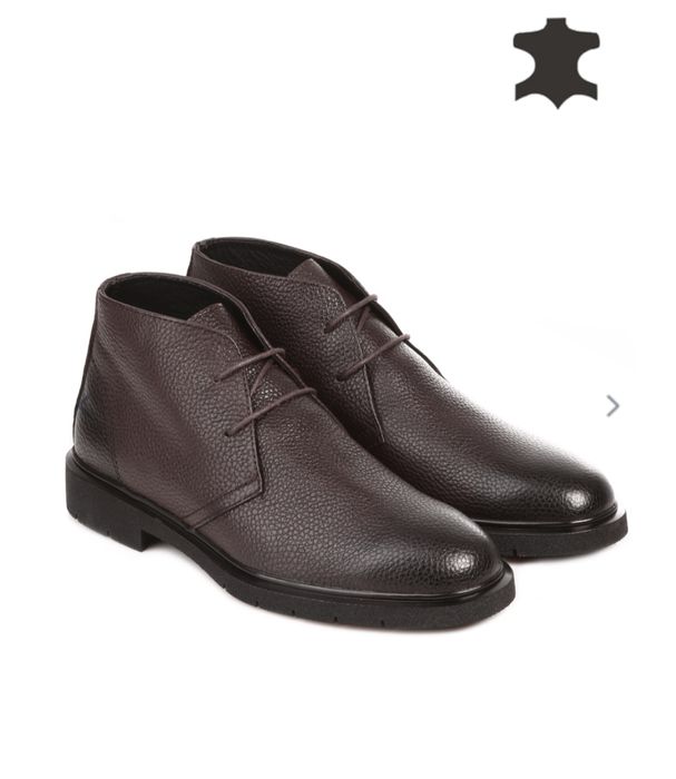 Мъжки боти от естествена кожа 44 номер