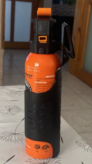 Spray autoaparare UDAP împotriva urșilor, import SUA, Bear detterent