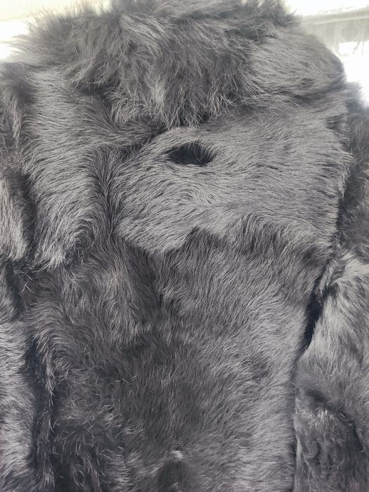 Дамско кожено палто от естествен косъм кожух норка , визон