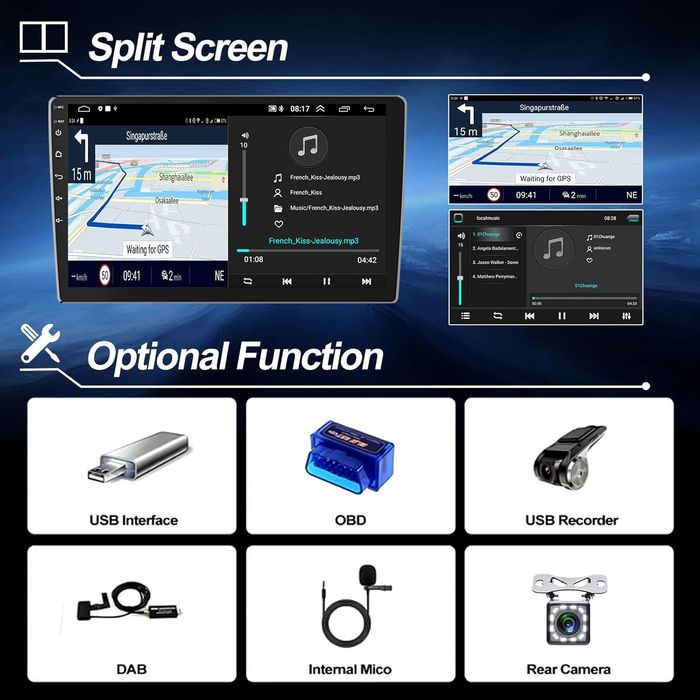 9" Мултимедия за BMW X3 E83 (2004-2012), Android 13, 4 core, 1+32Gb