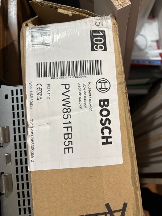 Plită vitroceramică Bosch PVW851FB5E 80 cm – nouă, nefolosită