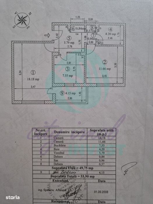 2 camere decomandate intre Piata Aba Iulia si METROU Dristor