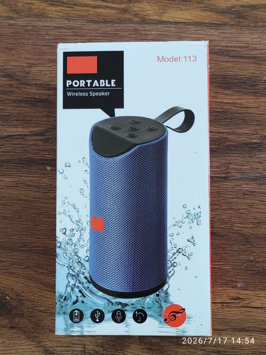 Портативная беспроводная Bluetooth-колонка модели TG-113.