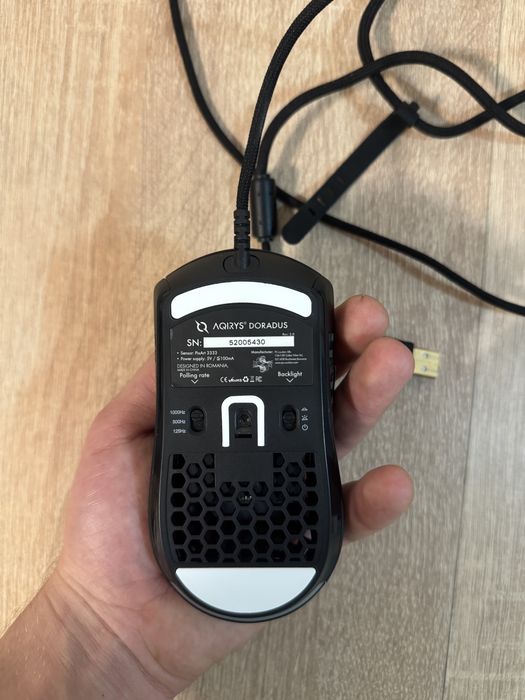 Mouse Gaming AQIRYS DORADUS – Negru