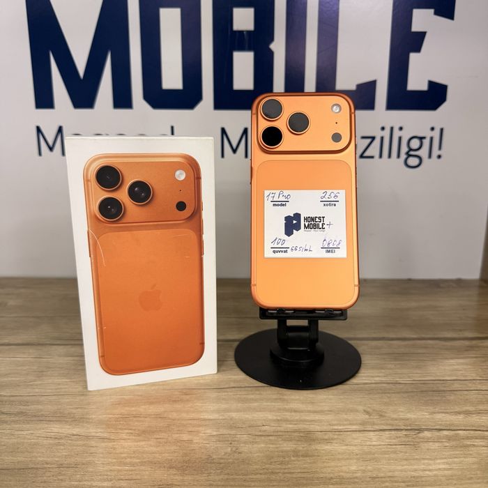 iPhone 17 Pro orange 100%
