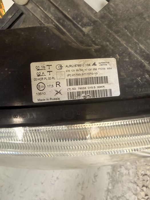 Фары от приоры 2 с дхо